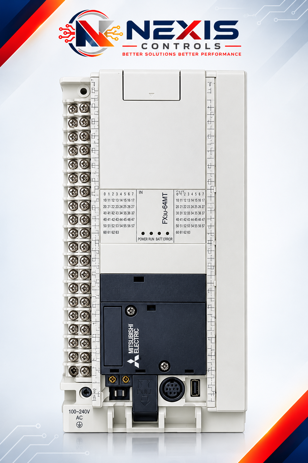 Mitsubishi MELSEC-F FX3G-60MT/DSS PLC - Image 2